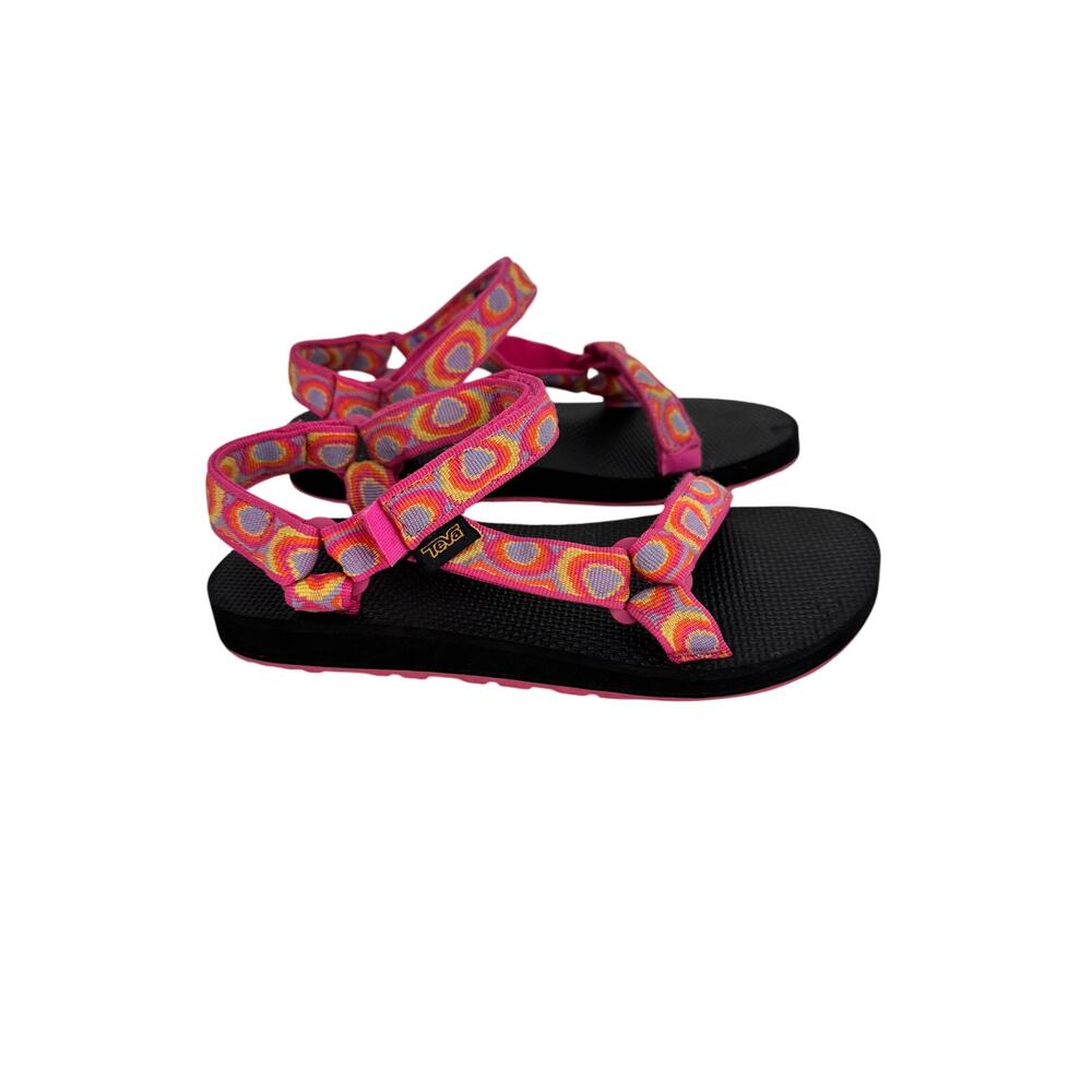 Teva Original Universal sandals girl's 5 water outdoor sport ankle strap pink